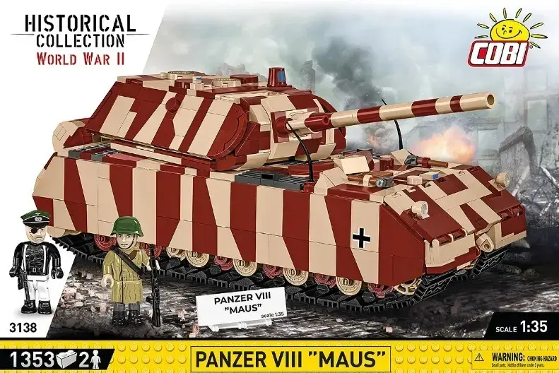 Cobi Panzer VIII Maus 1:35 modelis Photo 9