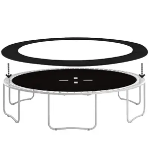 Trampoline Safety Spring Cover Springos TP-10FT 305 CM Black