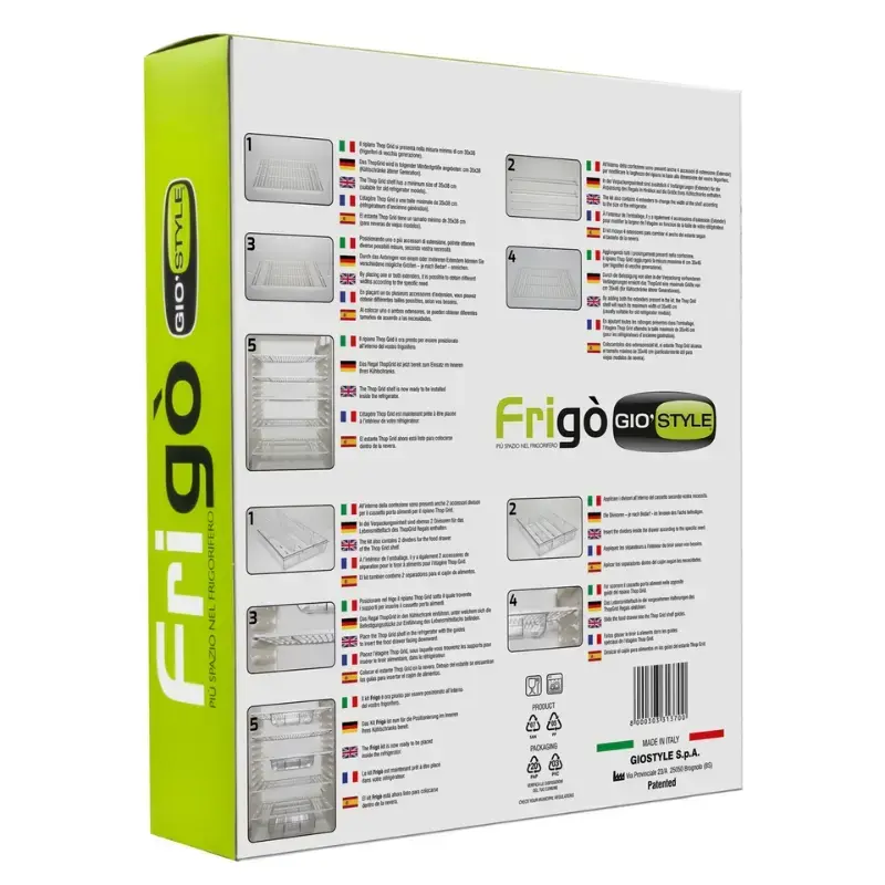 gio'style Frigo refrigerator shelf 38–53.3 x 35.5 x 8.7 cm Photo 2