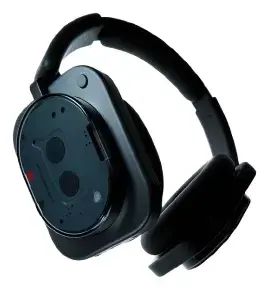 Nothing Headphone (1) bezvadu un vadu austiņas ar Bluetooth un USB Type-C, melnas