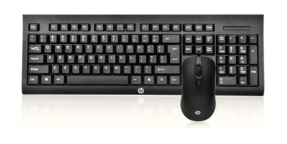 HP KM100 wired keyboard and mouse set Photo 2
