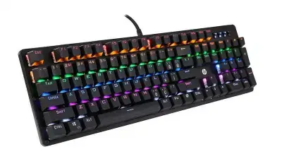 Mechanical gaming keyboard HP GK100F RGB USB Photo 2