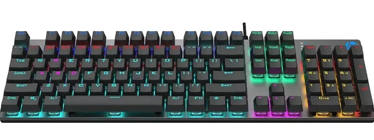 Mechanical gaming keyboard HP GK400F RGB USB Photo 2