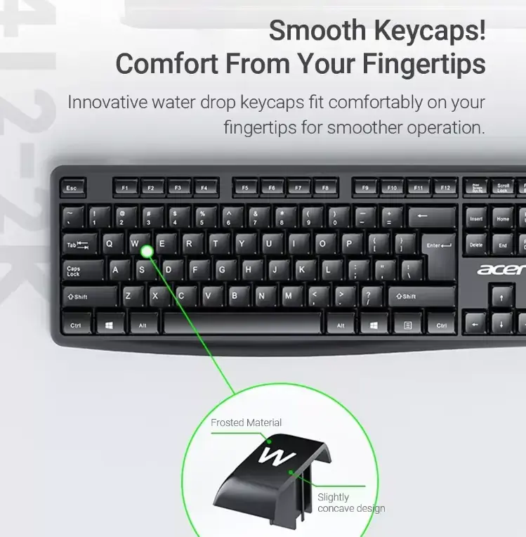 Acer LK41-2K wireless keyboard and mouse Photo 5