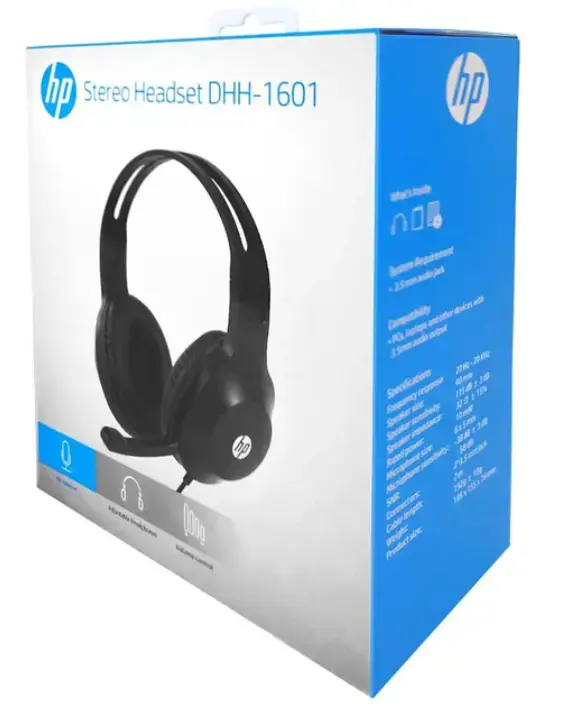 HP DHH-1601 Over-ear Wired Headphones Photo 6