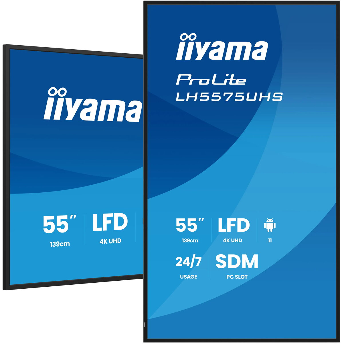 Iiyama LH5575UHS-B2AG Reklāmas displejs 54.6