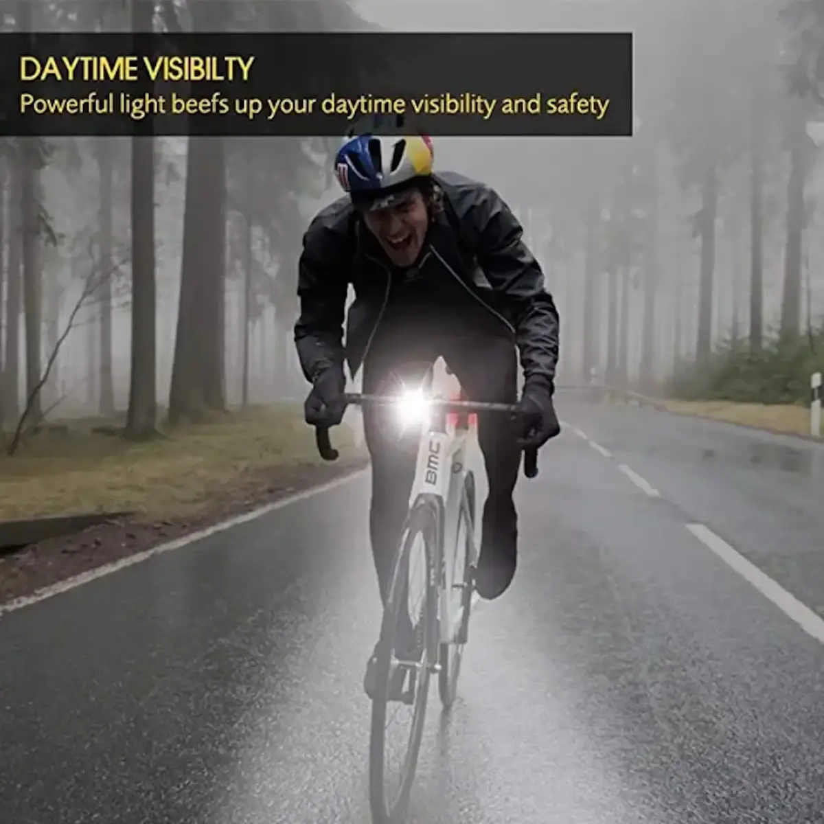 E-LIGHT IWEAR-LED-BK bicycle light set Photo 6