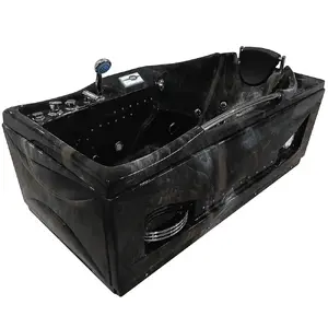 Massage bathtub AMUE AMUS-1050 Right Coffee 174x88 cm, hydromassage tub, right-hand drain