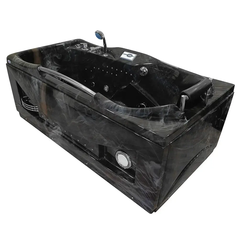AMUE AMUS-1050 Right Coffee massage bathtub 174x88 cm Photo 2