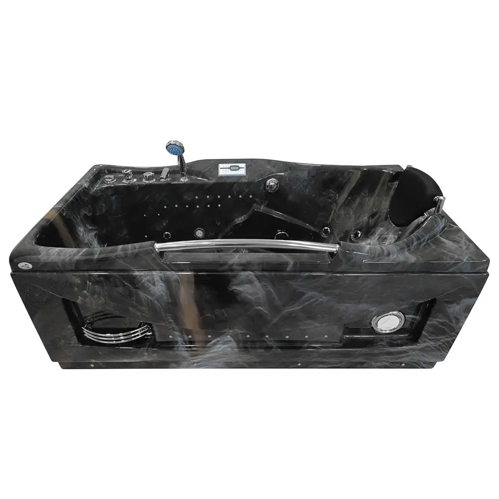 AMUE AMUS-1050 Right Coffee massage bathtub 174x88 cm Photo 6