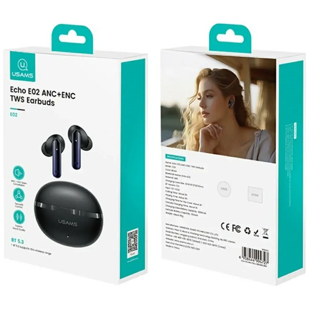 Наушники Bluetooth Usams TWS E02 Photo 3