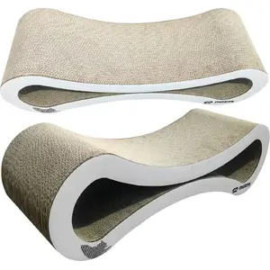 Cardboard Cat Scratcher and Bed Mozos KITTY-SPIKE — Large XXL cardboard lounge and sofa for cats