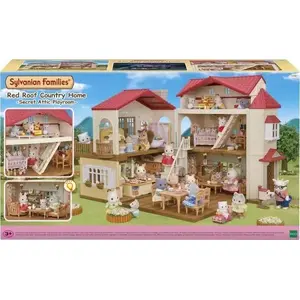Миниатюрный дом Sylvanian Families Red Roof Country Home Rabbit S7194344 — игровой набор для фигурок