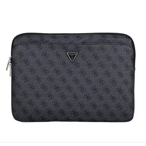 Чехол для ноутбука Guess PU 4G Triangle Logo для 14" ноутбуков, черный