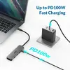 Acer 5in1 Type-C adapteris USB 3.2 Gen 1 Type-C sudraba Photo 5
