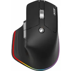 Мышь Acer Easy Fit — правая, RF Wireless + Bluetooth, 4000 DPI, 6 кнопок, колесо, на батарейках, чёрная