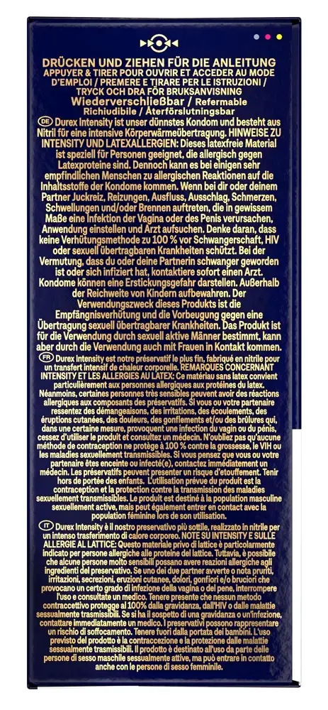 Condoms Durex Intensity — nitrile ultra-thin, 20 pcs Photo 5