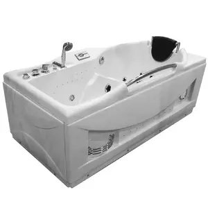 Massage bathtub AMUE AMUS-1050 Right Marble with hydro-massage system, 174x88 cm