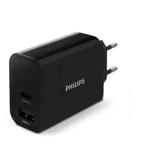 Mobile device charger Philips DLP2621/12 — Universal indoor AC charger, Black