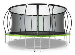 Круглый батут для упражнений ZIPRO Jump Pro Premium 496 см с защитной сеткой
