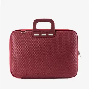 Laptop sleeve Bombata Trama for 13"–14" laptops, red