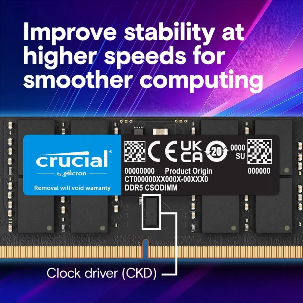 Memory Module Crucial 32GB CT32G64C52CS5 Photo 4