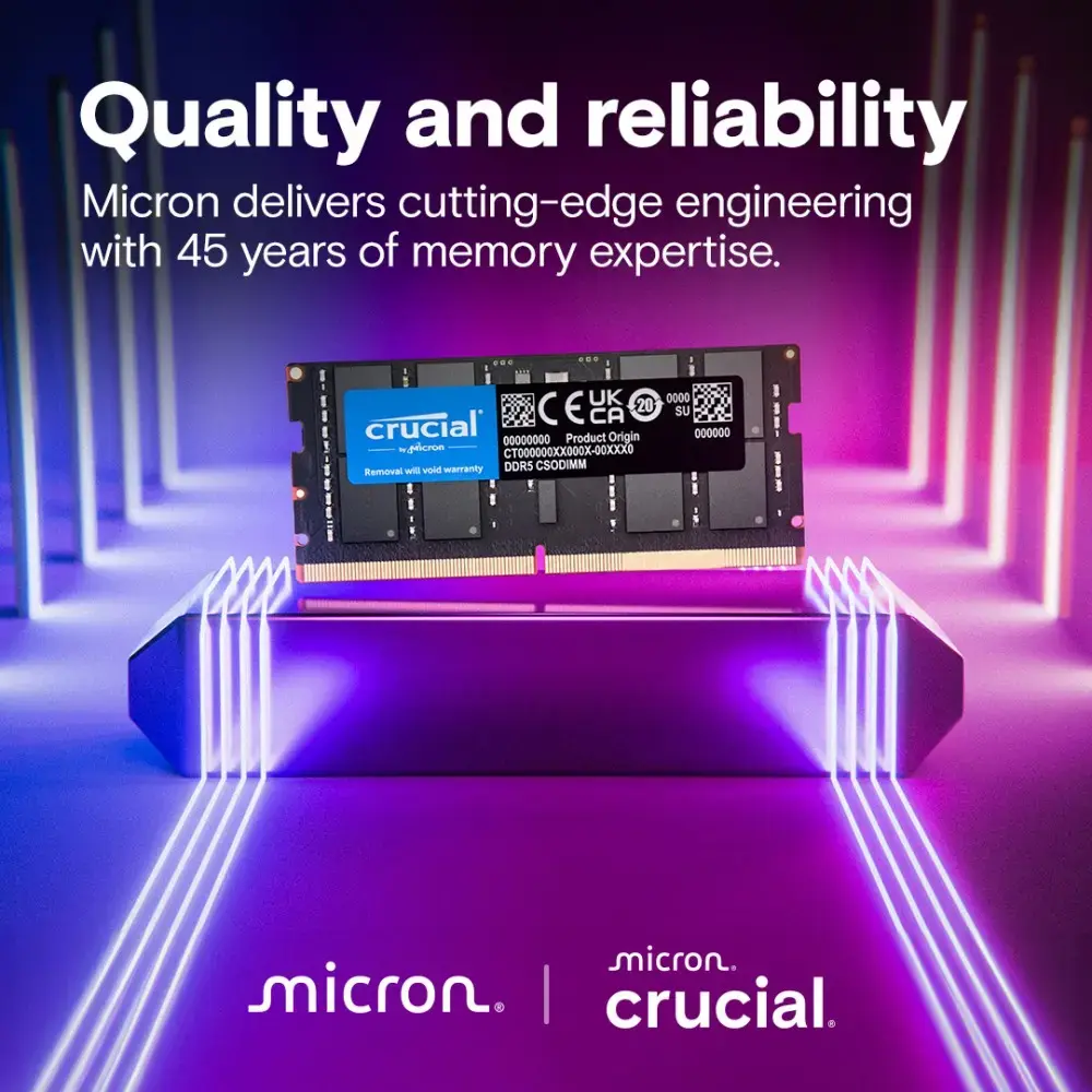 Memory Module Crucial 32GB CT32G64C52CS5 Photo 5