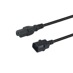 Сетевой кабель EQUIP 112171 — 3 м H05VV-F3G с C14 на C15, 250 В 10 А