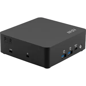 MSI Cubi NUC AI 1UMG-019BEU Mini PC Barebone, Intel Core Ultra 5 125H, 2x DDR5 Slots, Wi-Fi 6E, Black