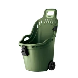 Wheelbarrow Stefanplast Helpy Cart 50L, dimensions 59.5×53×88.5 cm, green