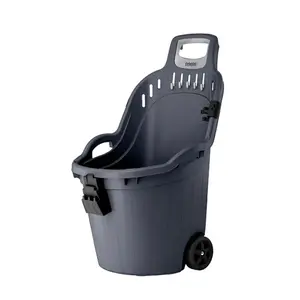 Wheelbarrow Stefanplast Helpy Cart 50L, dimensions 59.5×53×88.5 cm, gray