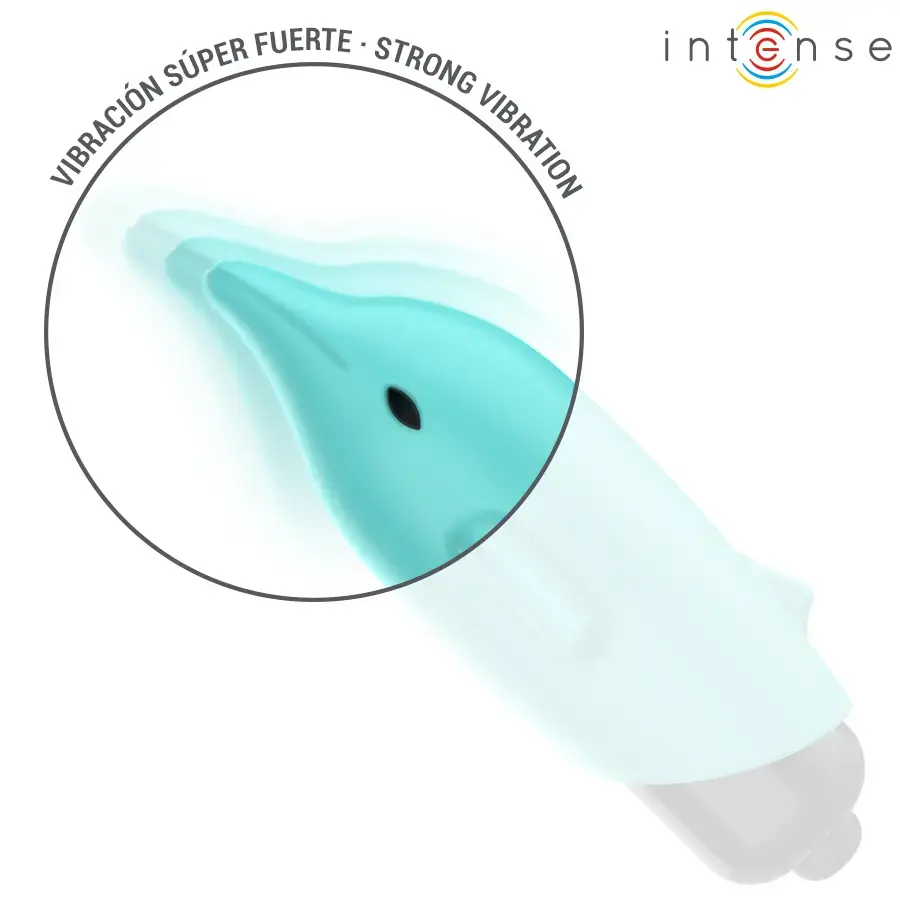 Vibrating Bullet INTENSE ECHO Dolphin Blue 8×4.7 cm Photo 4