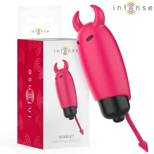 Vibrating bullet INTENSE SCARLET 9.3 x 2.4 cm, compact personal massager