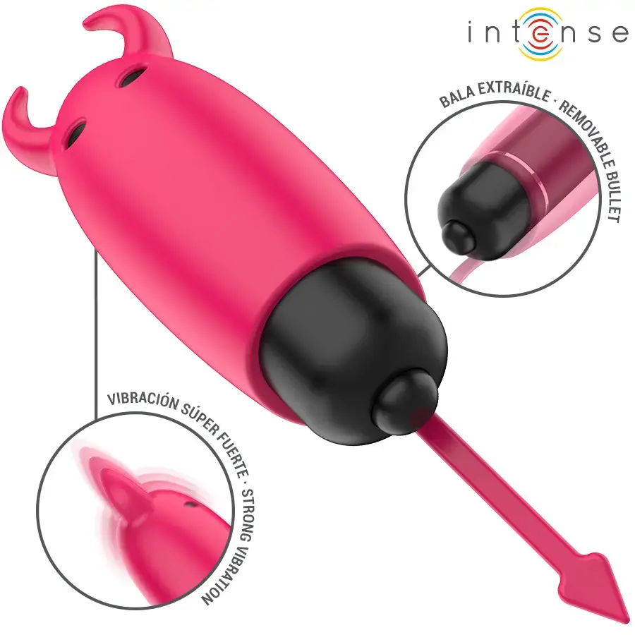 Vibrating bullet INTENSE SCARLET 9.3x2.4 cm Photo 3