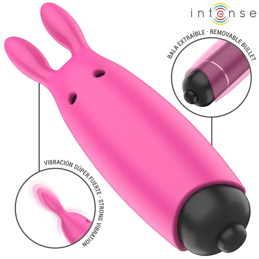 Vibrating bullet INTENSE HOPPER PINK 8.3x2.4 cm Photo 3