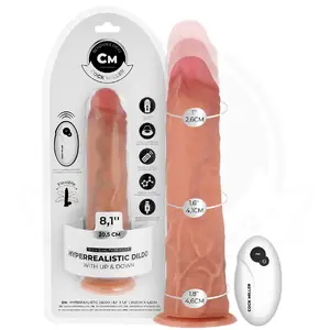 Dildo Cock Miller Hyper-Realistic Dildo with Suction Cup and Thrusting Remote Control 20.5 cm