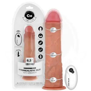 Dildo Cock Miller D-243373 Realistic Silicone with Suction Cup and Vibration