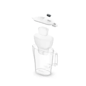 Фильтр-кувшин BRITA Aluna 2.4 л с 2 картриджами MAXTRA — 1,4 л очищенной воды, пластик, белый, индикатор замены