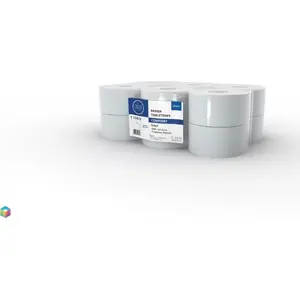 Туалетная бумага Jumbo Ellis T130/2 100% целлюлоза, джамбо-рулон для диспенсеров