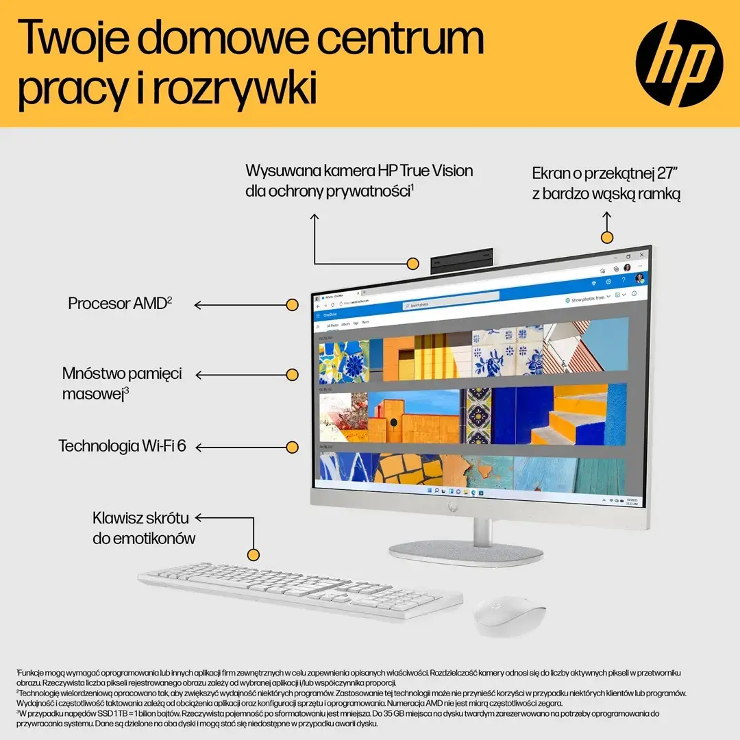HP All-in-One 27-cr0222nw — Ryzen 7, 16GB, 512GB Photo 6