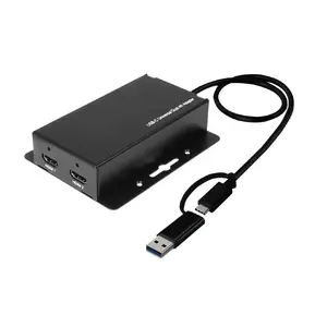 VivoLink USB-C display adapter VLUSB3HDMIX2 — 4K resolution support