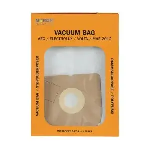 Vacuum cleaner dust bags Nordic Quali MAE2012 for AEG — 5 pcs with 2 filters