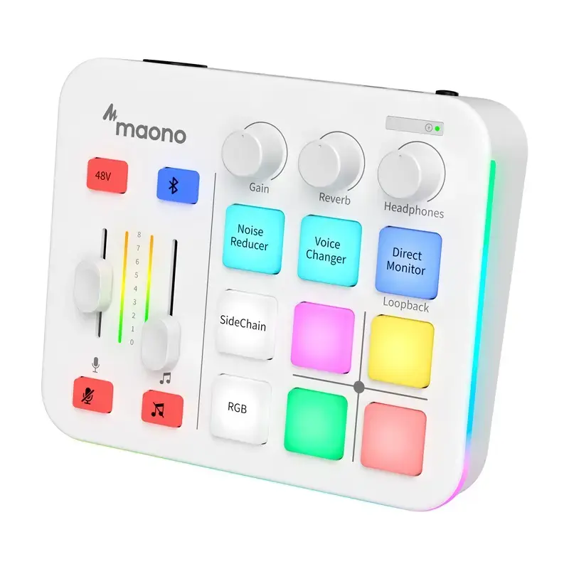 USB-аудиоинтерфейс MAONO G1 Neo White Photo 2