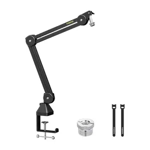Microphone Holder MAONO BA37 adjustable height, durable construction, desk/stand mounting compatible