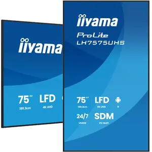 Монитор iiyama 75" 4K UHD LCD 3840 x 2160