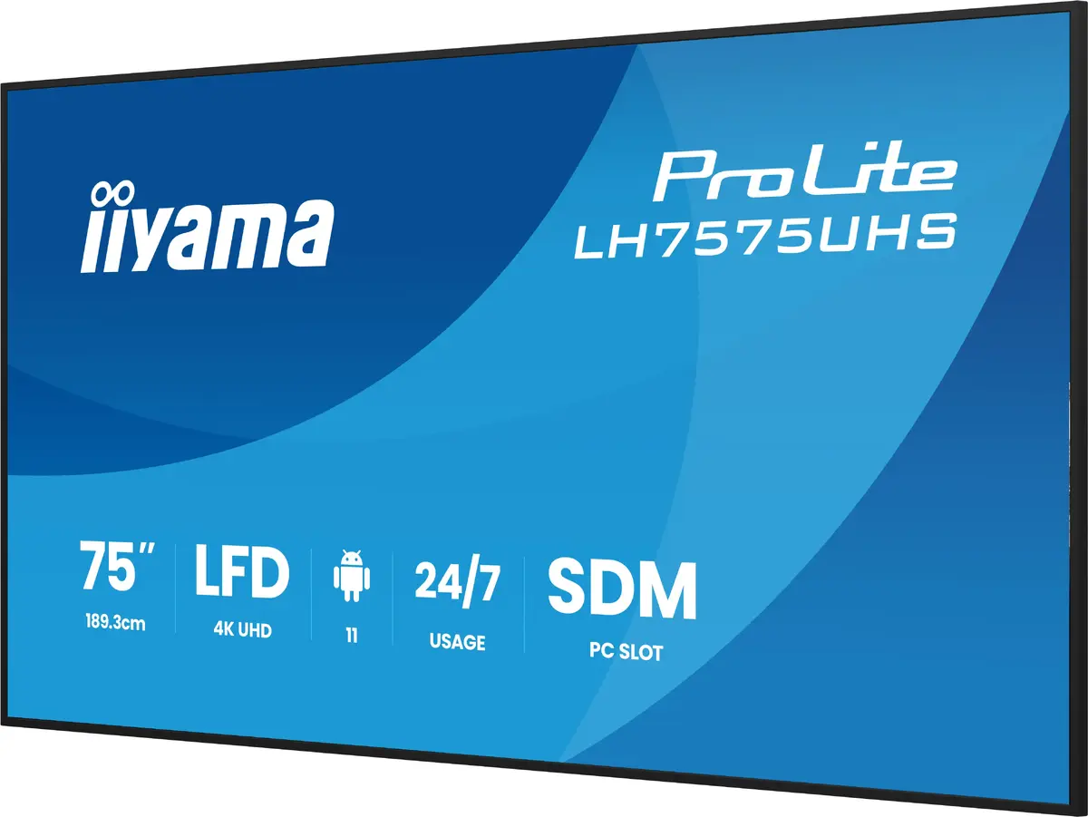 Монитор iiyama 75" 4K UHD Photo 10