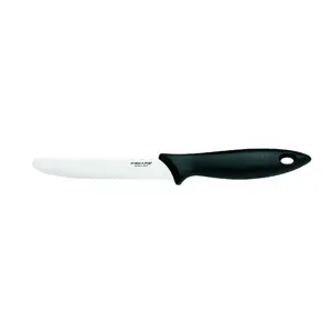 Peeling knife Fiskars Essential — 12 cm blade, compact kitchen knife for peeling and precision work