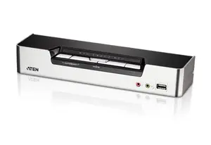 ATEN CS1794 4-portu USB HDMI KVM slēdzis ar audio un USB 2.0 centrmezglu