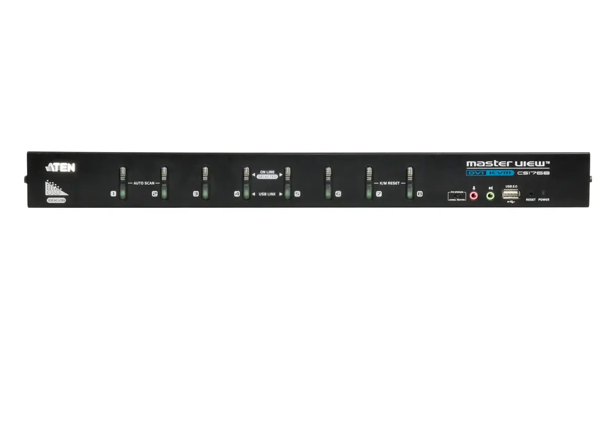 Incase CS1768 8 porta USB DVI KVM slēdzis Photo 2