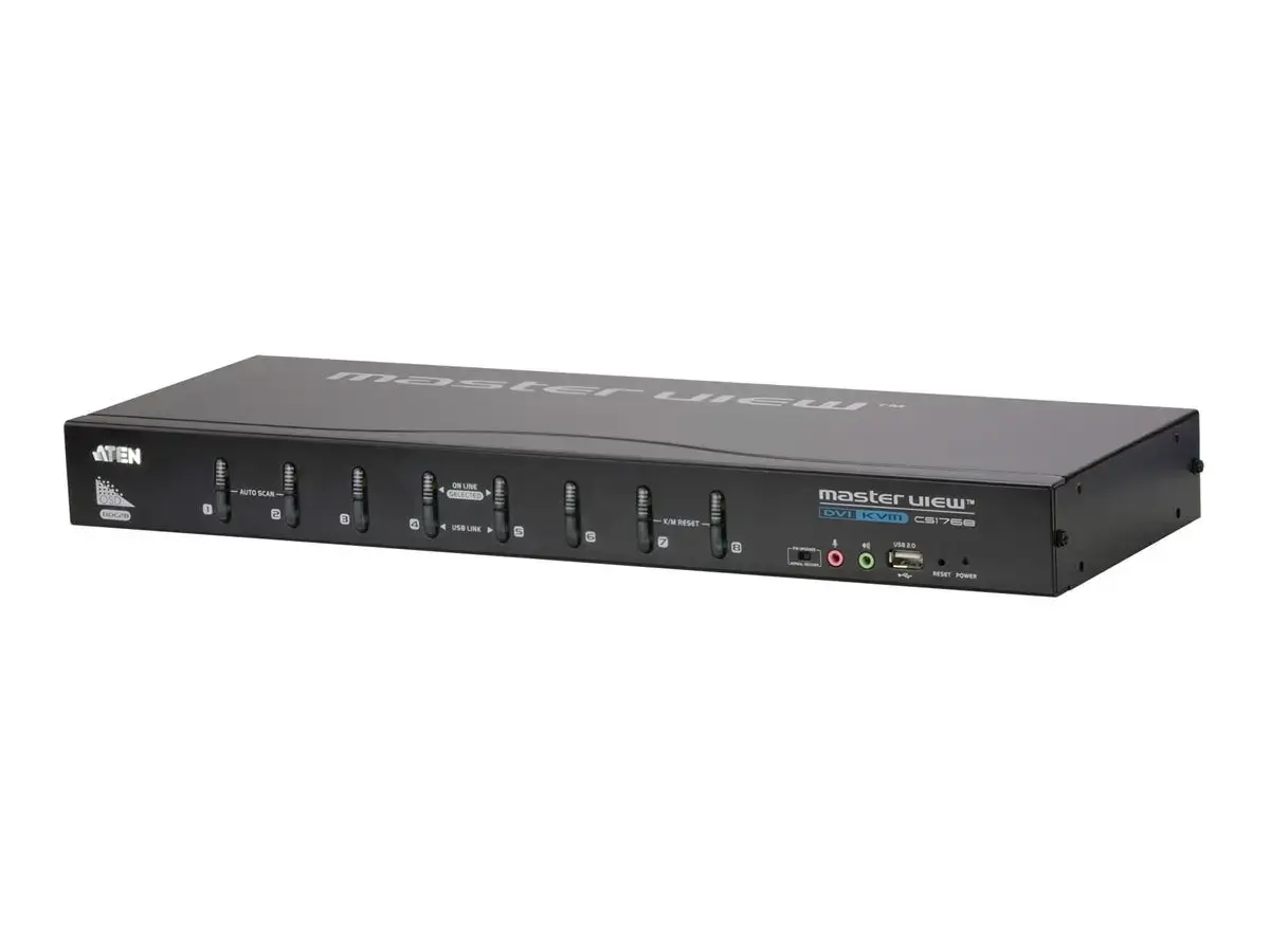 Incase CS1768 8 porta USB DVI KVM slēdzis Photo 4